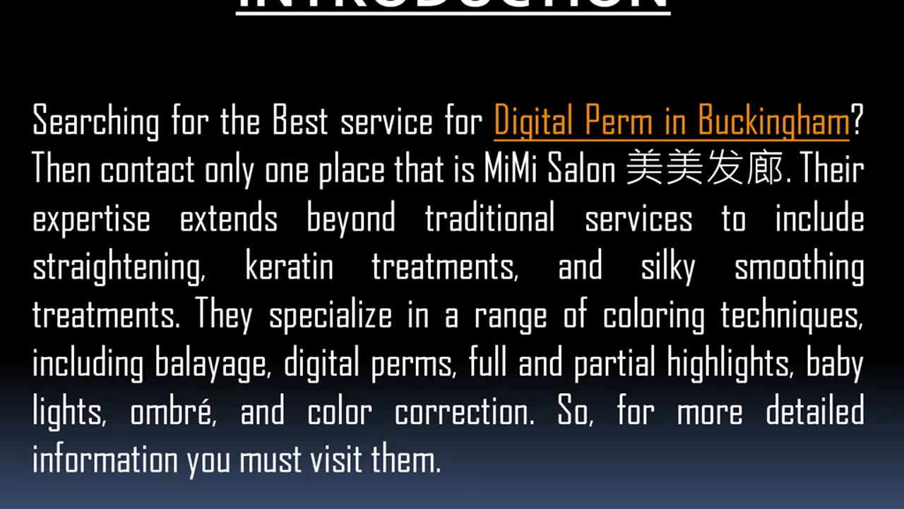 Best service for Digital Perm in Buckingham