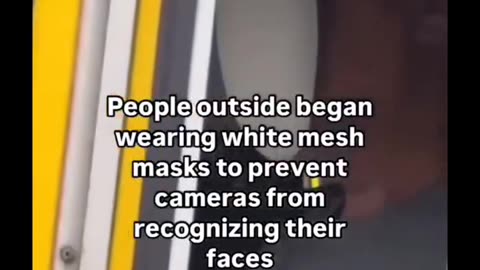 Politics - 2024 Humans Now Wearing White Masks To Avoid Facial Recognition Surveillance State