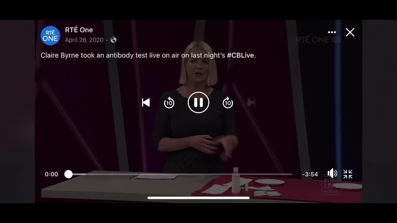 Live on air test