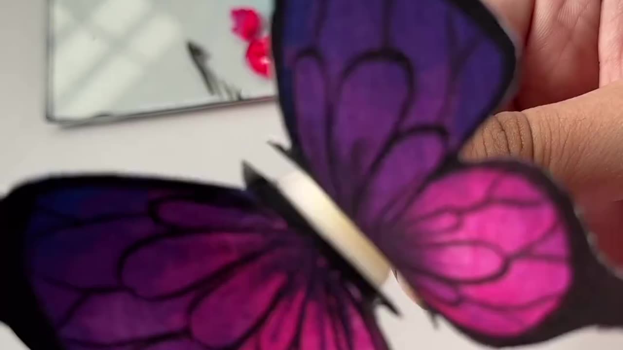 Cute Butterfly Art idea | DIY BOOKMARK