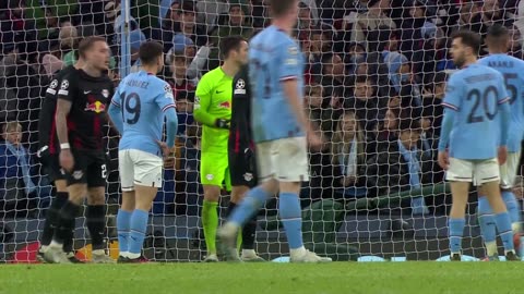 André Silva reactions vs Manchester City