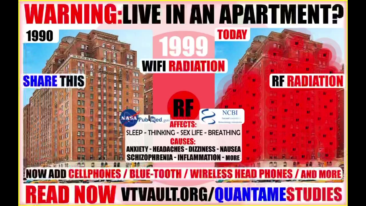WARNINGS FOR FREQUENCIES & CELL PHONES IN MOVIES