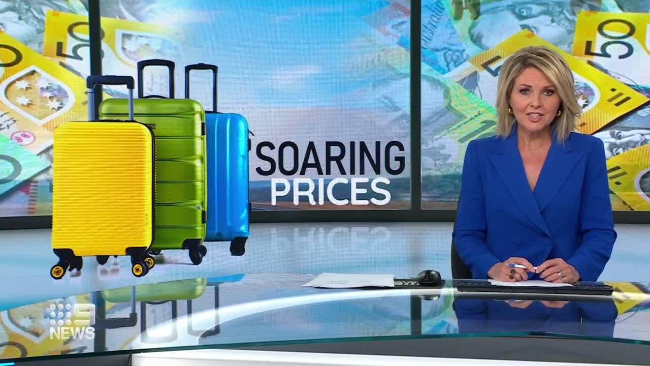 Domestic airfares skyrocket to prices of overseas trip _ 9 News Australia