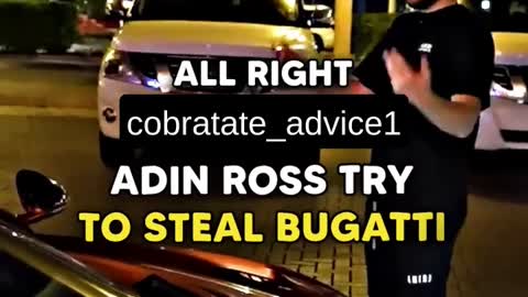 ADIN ROSS try to steal TATE'S bugatti