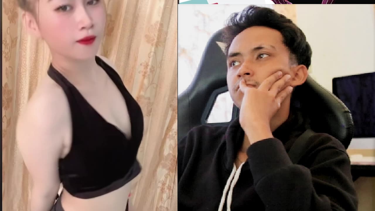 Reaction to tik tok videos cute girls