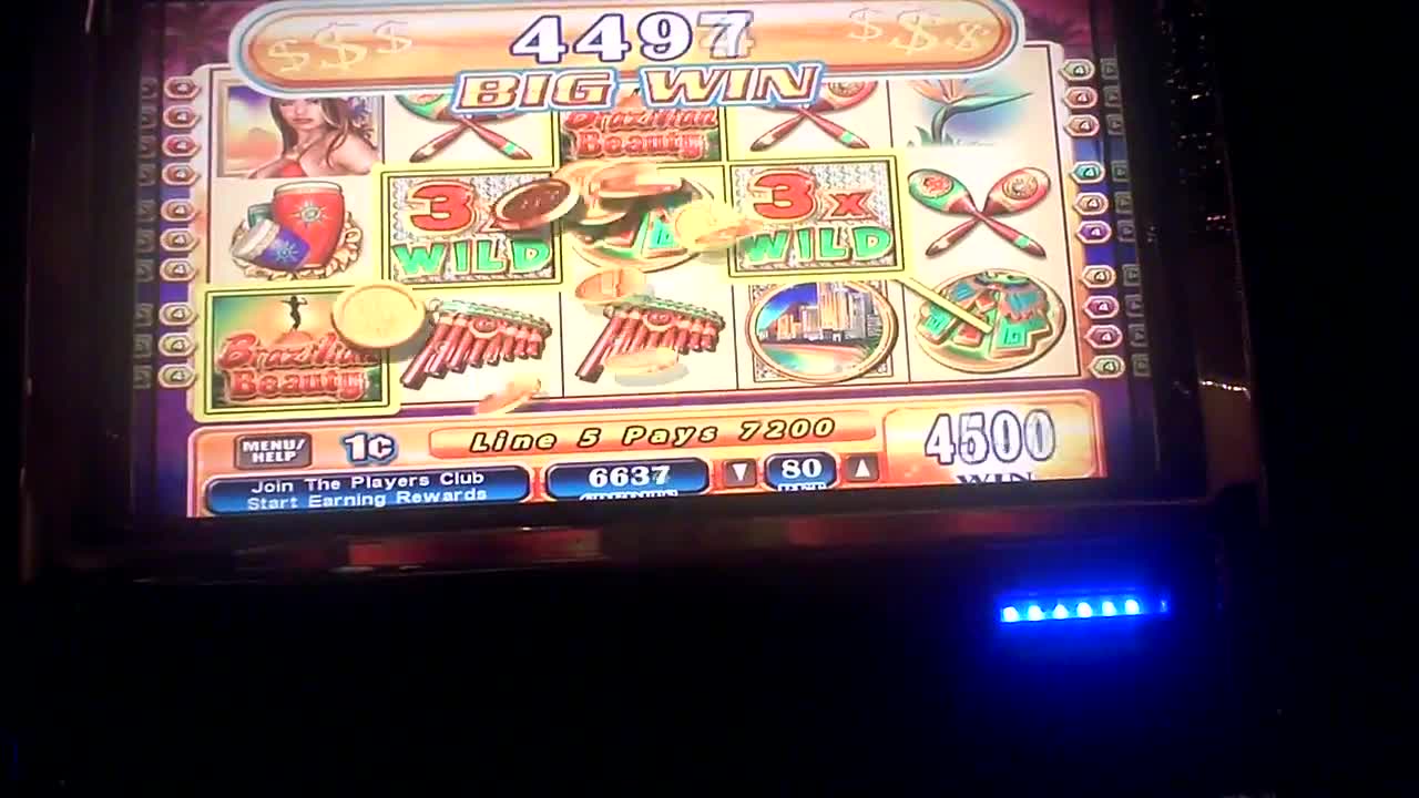 Brazilian Beauty Slot Machine Line Hit