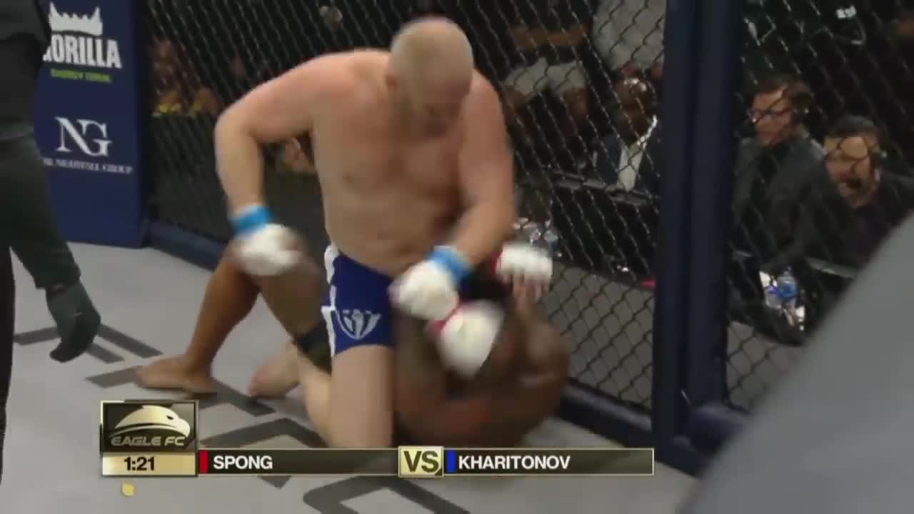 A TERRIBLE BEATING! FULL FIGHT KHARITONOV - SPONG EAGLE FC 44. KHABIB'S REACTION INTERVIEW. MMA NEWS