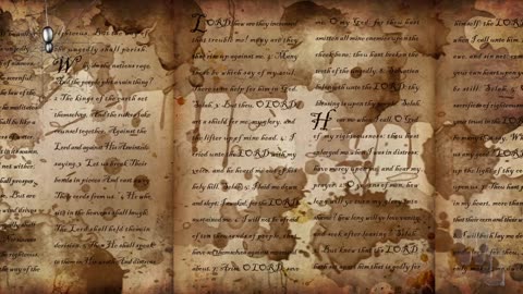 WORD Scroll Ink Splats