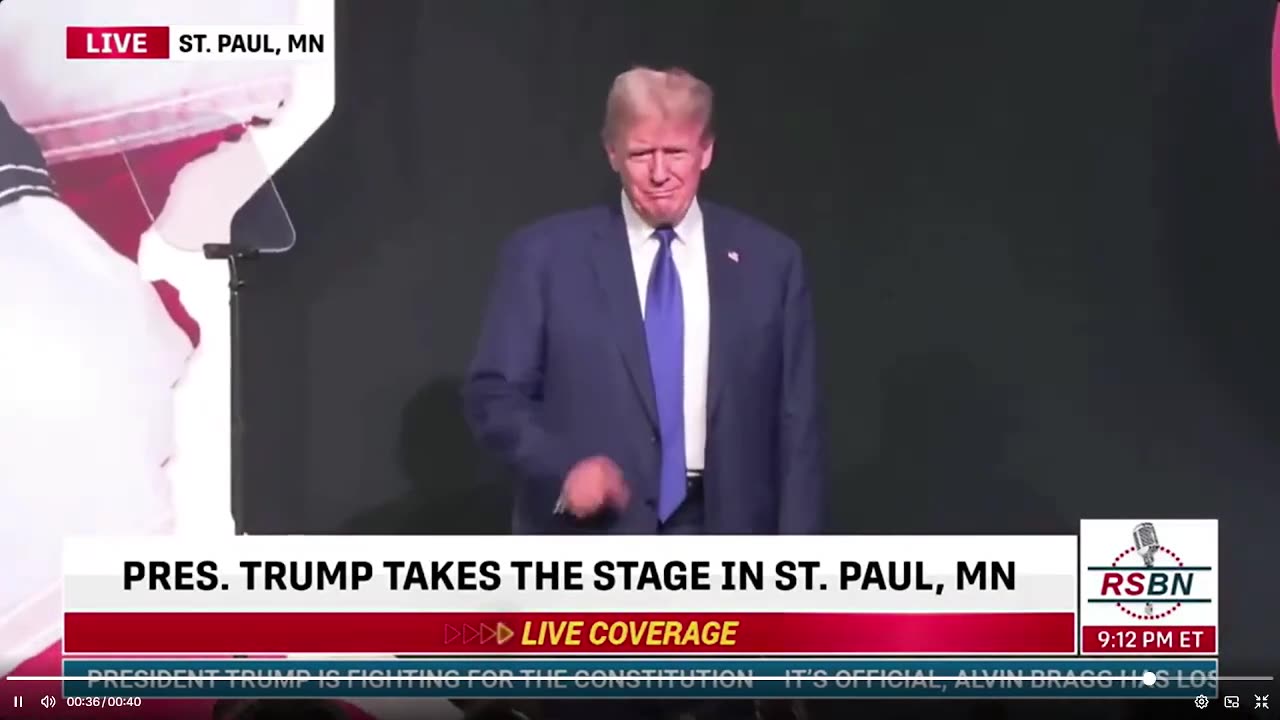 TRỰC TIẾP: TỔNG THỐNG TRUMP PHÁT BIỂU CHÍNH TẠI BỮA TỐI THƯỜNG NIÊN CỦA ĐẢNG CỘNG HÒA MINNESOTA
