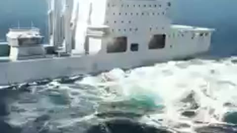 Ship and water