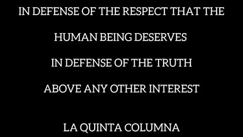 CONFERENCE OF LA QUINTA COLUMNA: THE GAME IS OVER ~ SEVILLA SPAIN 19TH MARCH 2023