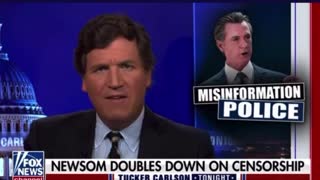 Tucker Rips Gavin Newsom's Misinformation Law