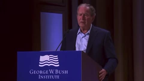 Bush: Spoke out Against Russian "rigged" elections? But not 2020?