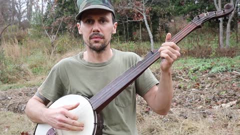 Clifton Hicks - Old Blue - Original 1840s Minstrel Banjo!