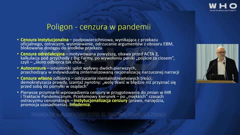 Konferencja "WHO - wstęp do brakującej debaty" cz. 9 - Panel 3 - wprowadzenie