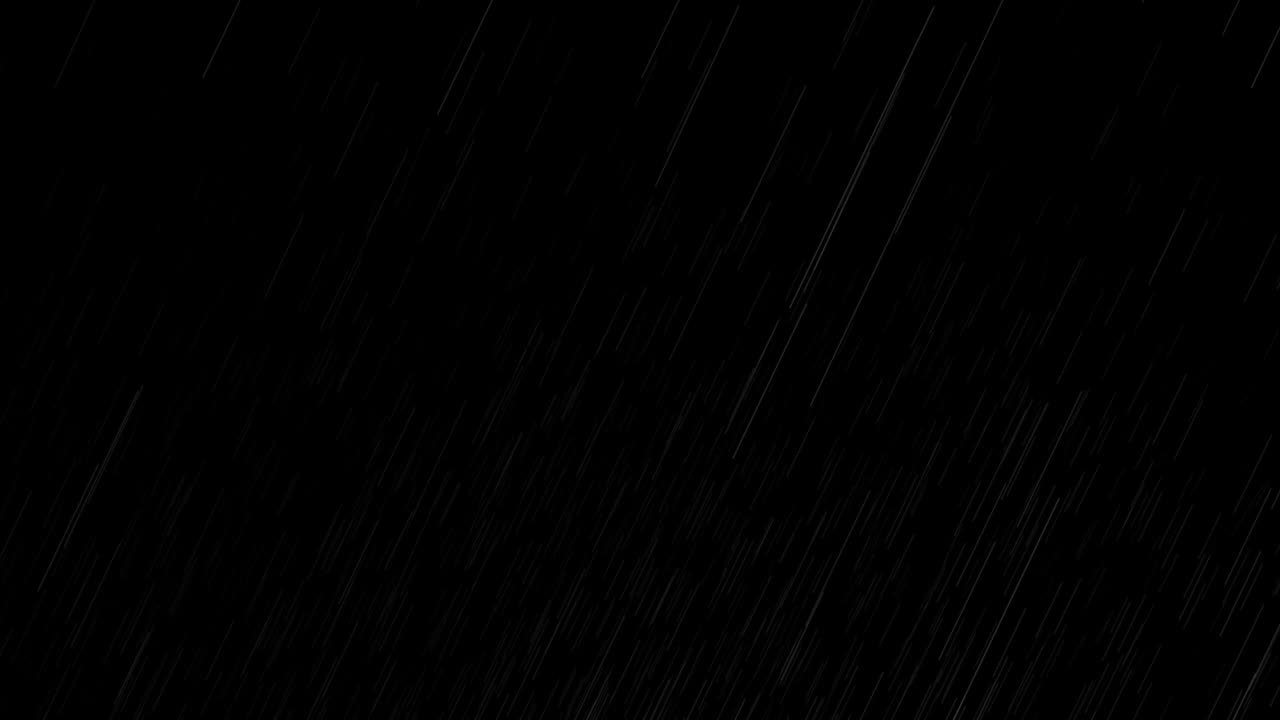 Rain Only -- Black Screen