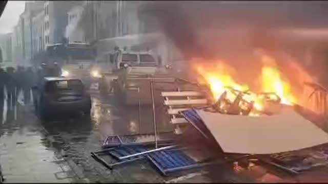 Brussels looking like a warzone today