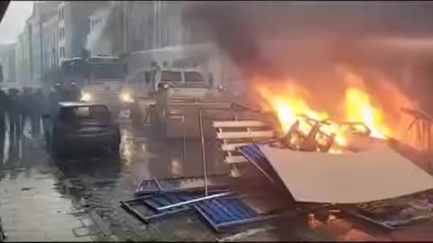 Brussels looking like a warzone today