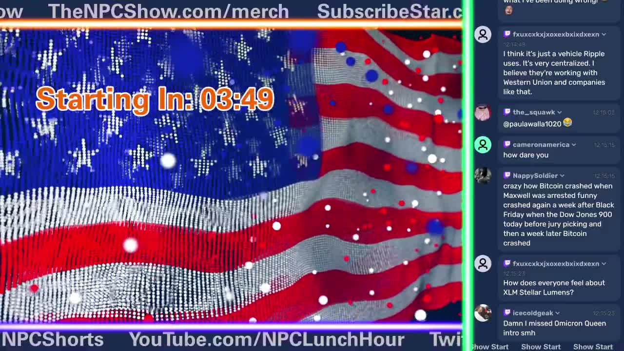 🔴LIVE: NPC Lunch Hour 🟠⚪🟣 The NPC Show