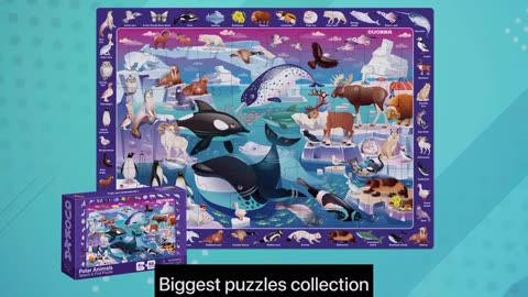 JIGSAW Puzzles Sets for Toddlers, Kids & Adults by QUOKKA