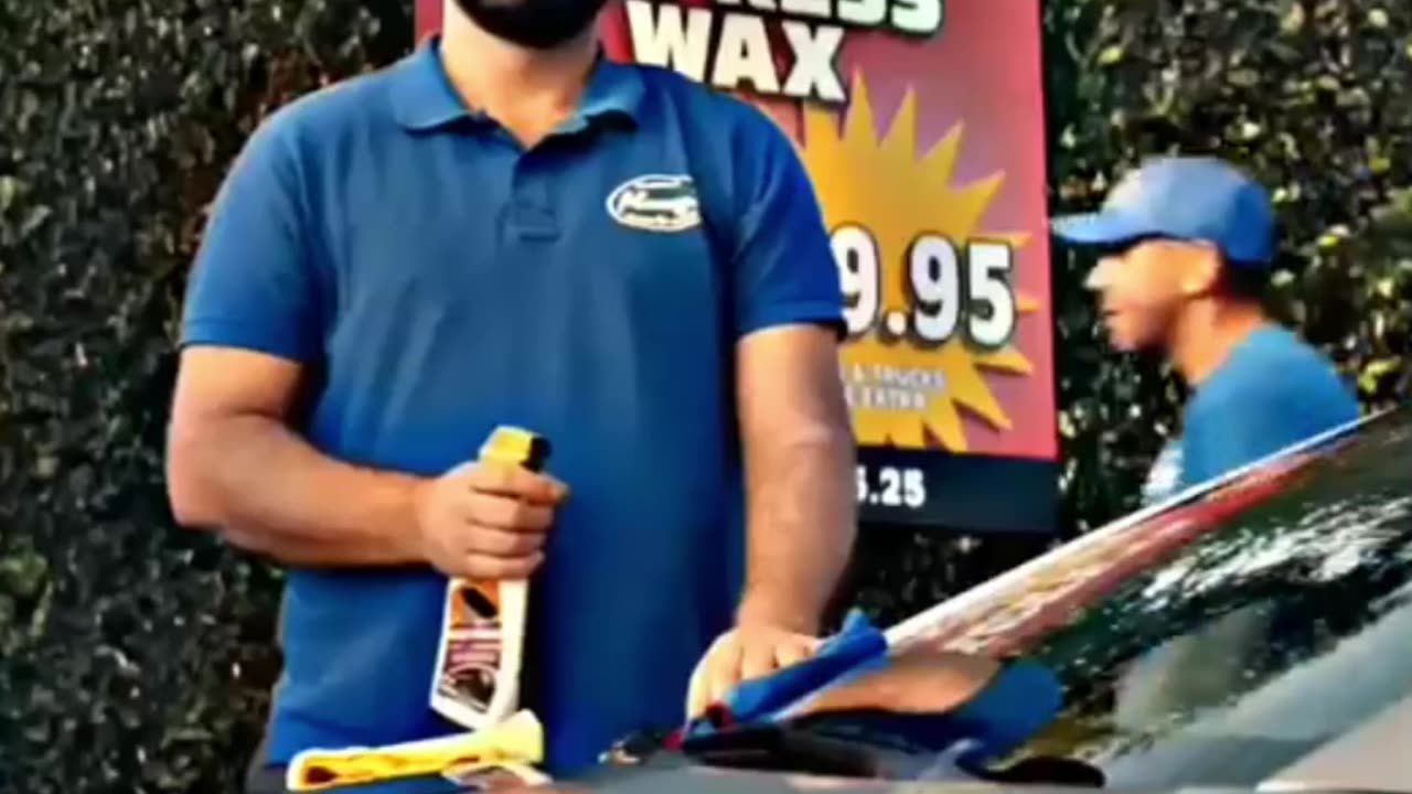 Washing car accessories