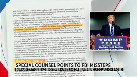 CBS: Special Counsel John Durham’s Report Found FBI Lacked *Actual Evidence* On Russia Collusion