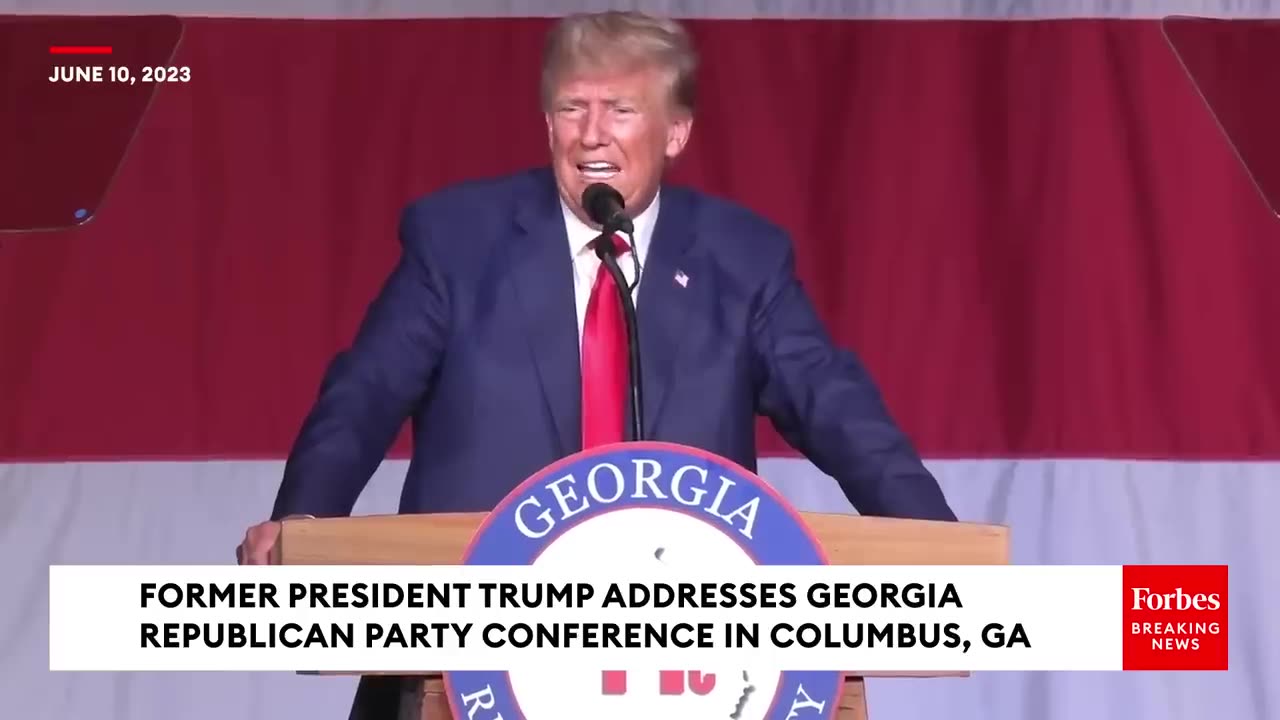 'That Was The Craziest Indictment': Trump Castigates Alvin Bragg, Letitia James In Georgia Speech