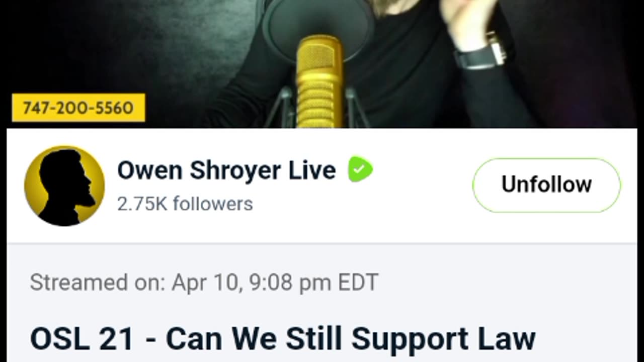 Owen Shroyer live with Bart Fine (04/10/2023/