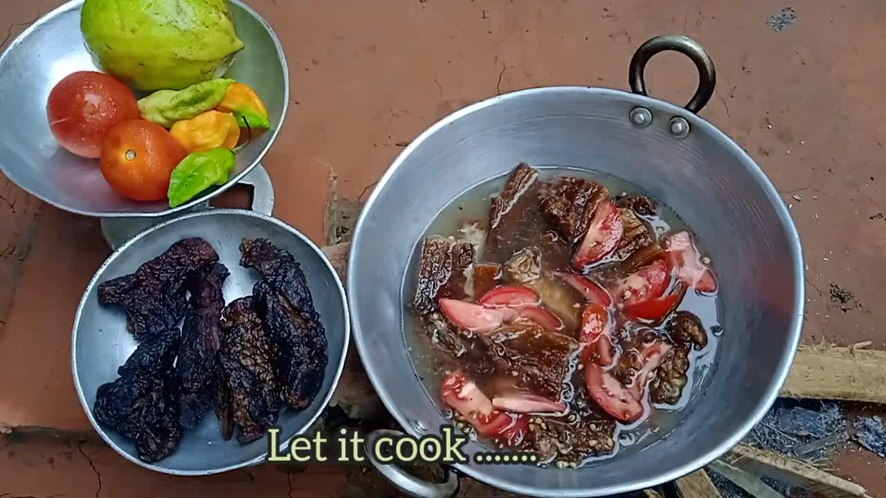 Naga style smoked pork with bambooshoot#nagastylesmokedpork#outdoorcooking