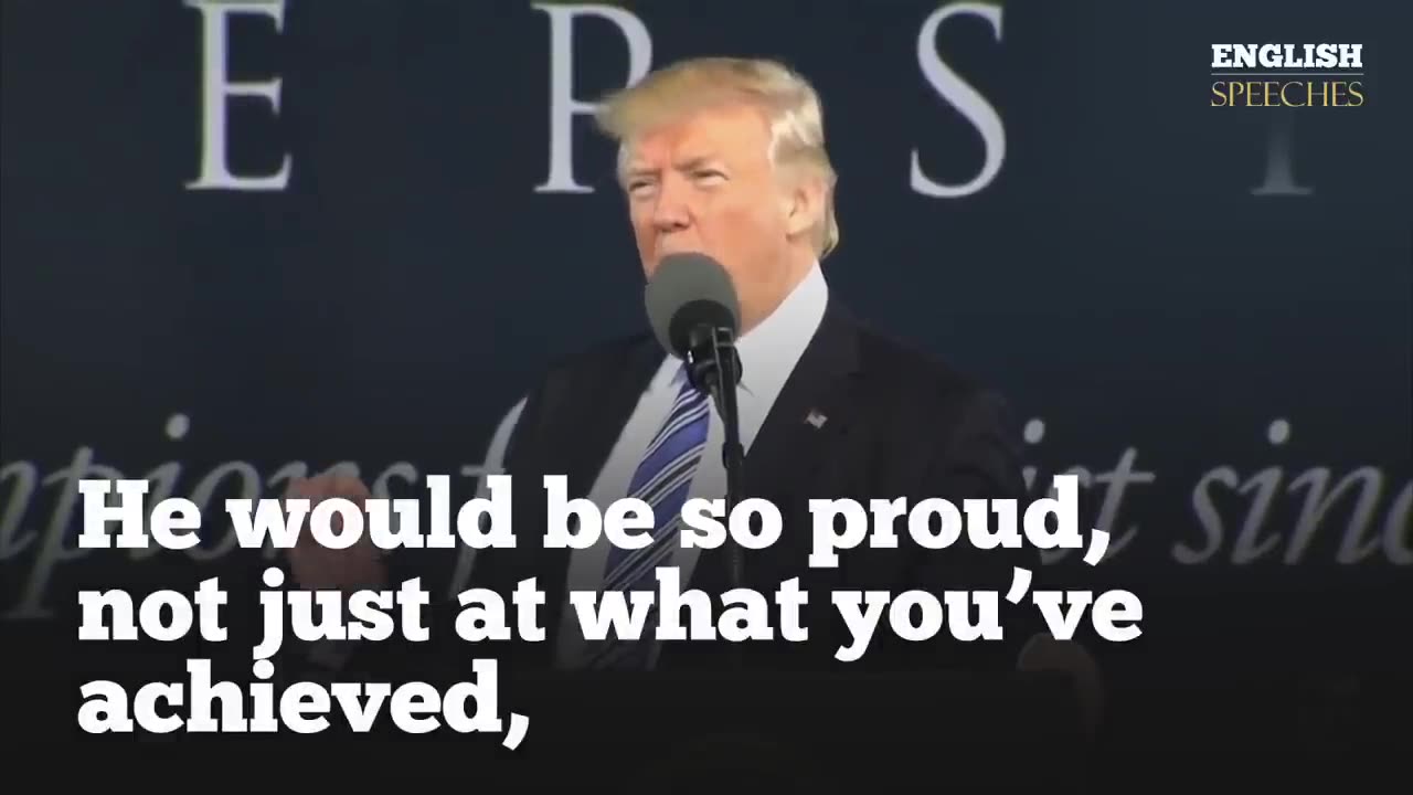 ENGLISH SPEECH _ DONALD TRUMP_ Never_ Ever Give Up (English Subtitles)