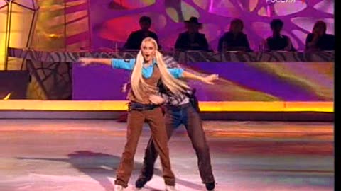 Lera-Kudryavtseva & Gwendal-Peizerat - Dancing-On-Ice-Russia-2008 Week 12 Performance 2