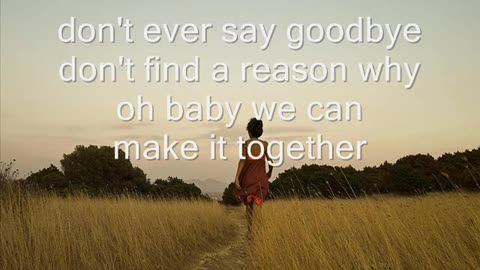 Don't Let Me Walk Away