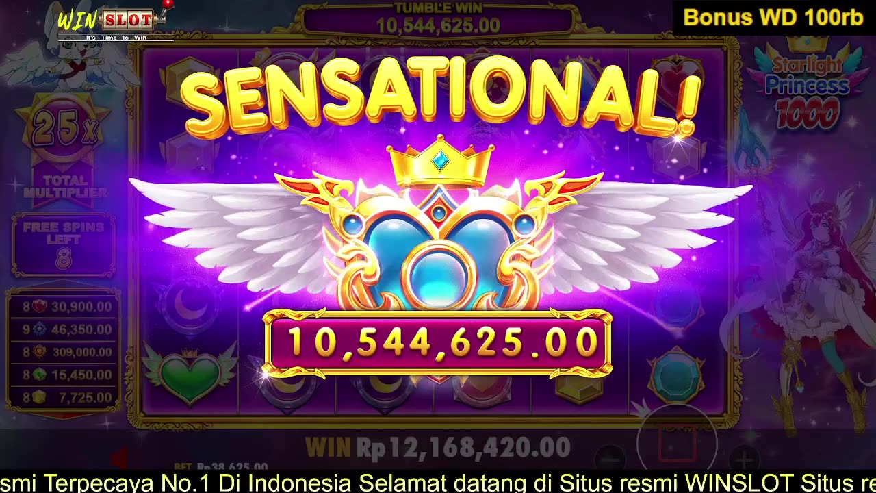 🔥 1000 Jalan Menuju Kemenangan Starlight Princess 1000™ di WINSLOT Bikin HEBOH !!!