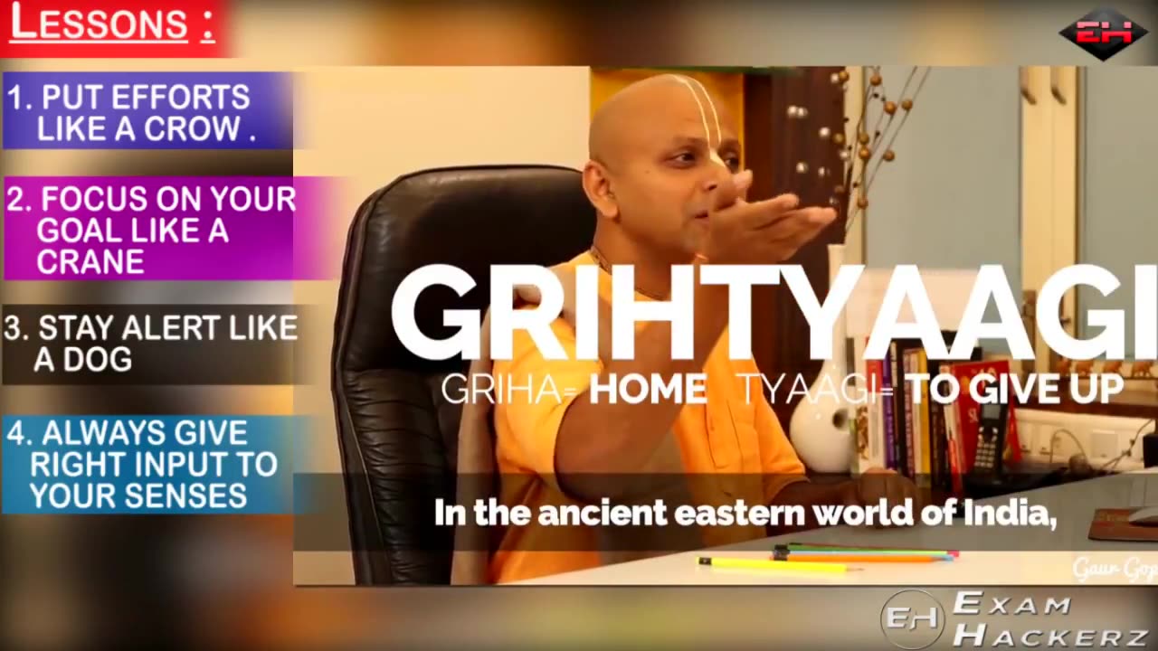 5 lessons for students!!! success guaranteed!!gaur gopal das