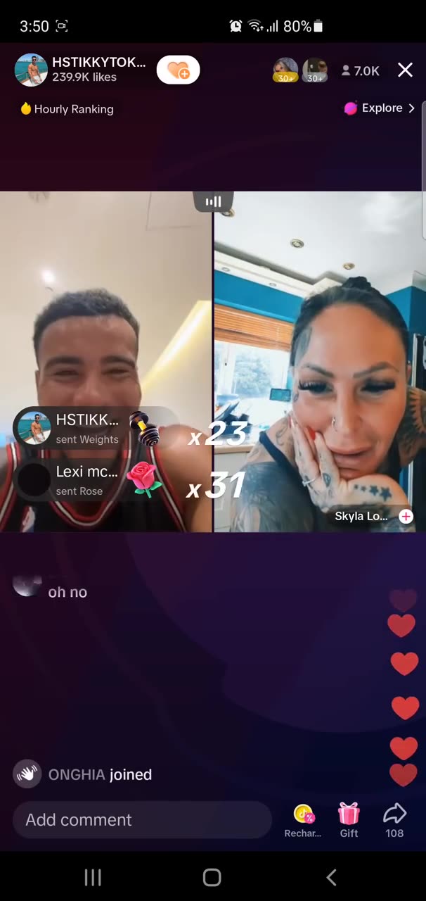 HSTikkyTokky & Ed Matthews: TikTok Live [23/05/2023] - Tattooed Nitty Game
