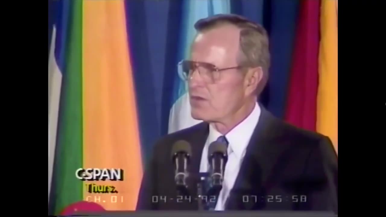 George H.W Bush knew the EARTH IS FLAT.
