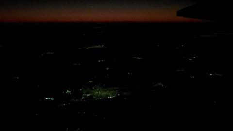 O Brasil visto lá de cima 154-Brazil seen from high 154-Sunrise at 37000ft XIV