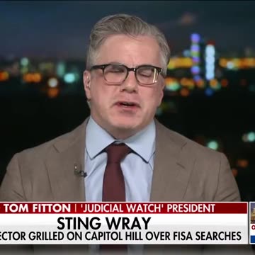 Tom Fitton warns that we live in a perilous time where the FBI is "accidentally"