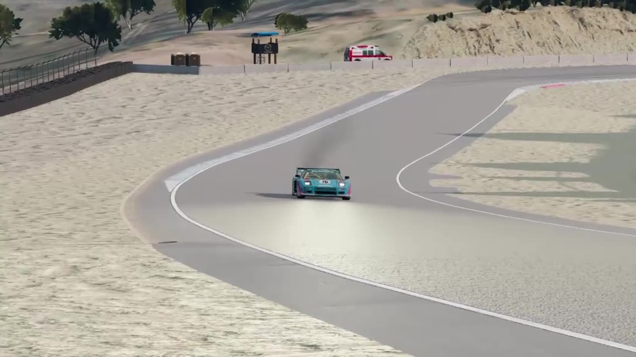 1/2 - Replica Ferrari F40 Flybys in Laguna Seca | BeamNG.drive