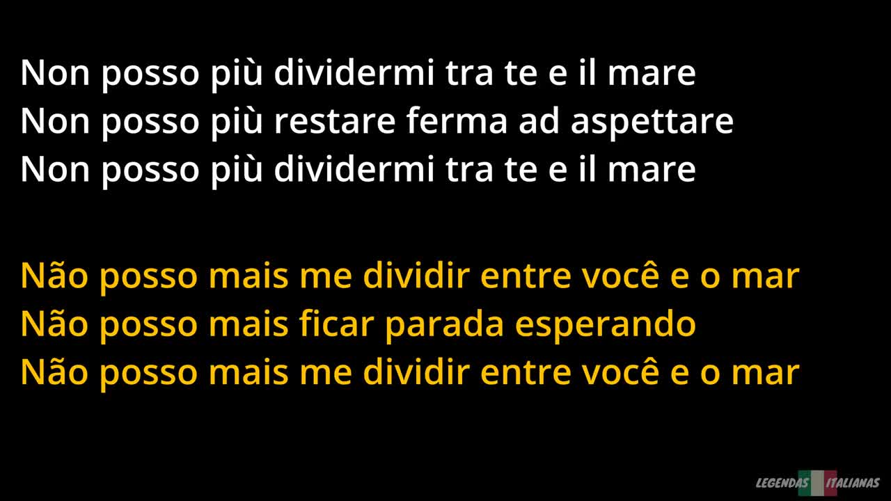 Laura Pausini - Tra Te E Il Mare (Com legenda em italiano e português BR)