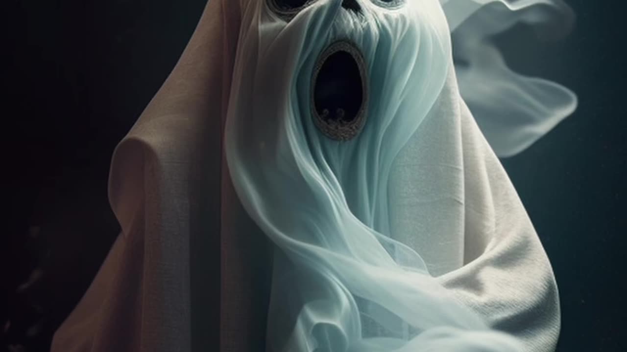 Scary Ghost pictures created by AI