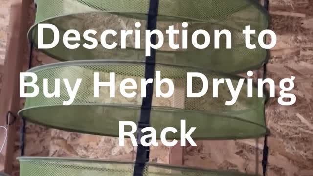 Drying Rack For Herbs