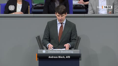 Andreas Bleck Rede vom 19.04.2023 - Nationale Wasserstrategie