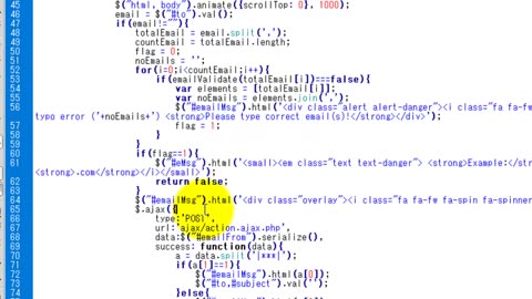 Validate Emails and send using PHPMailer and JQuery Ajax In Urdu - Hindi - Learncodeweb