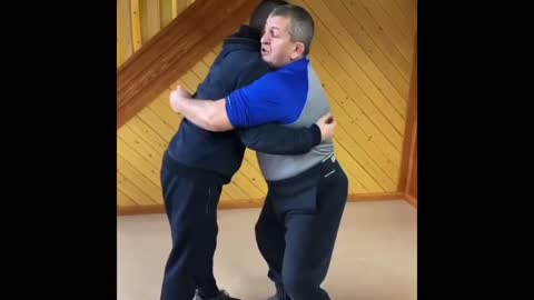 The fierce hero nicknamed the Eagle plays with his father