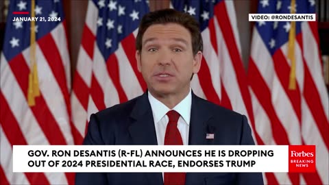 DeSantis- This Is Why I Support Trump And Not Nikki Haley To Be 2024 Republican Presidential Nominee