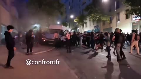 FRANCE: Muslim riots - Marseille