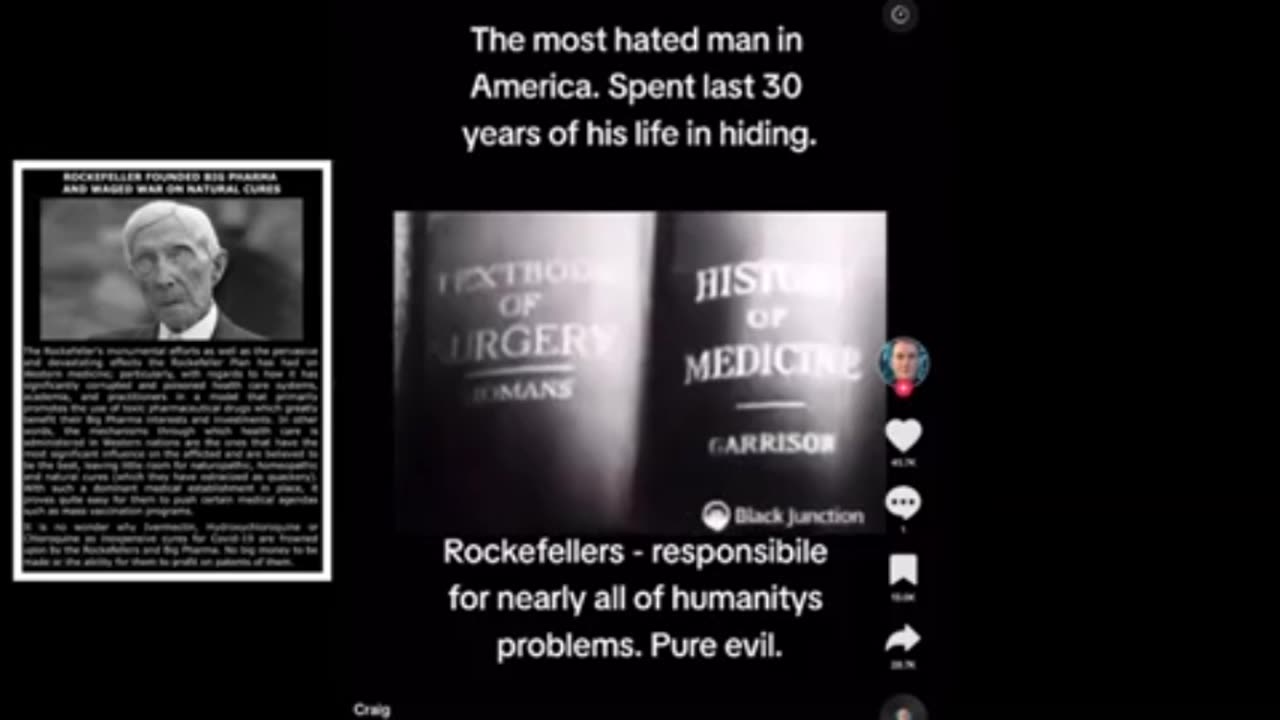 The Rockefeller Agenda With Big Pharma