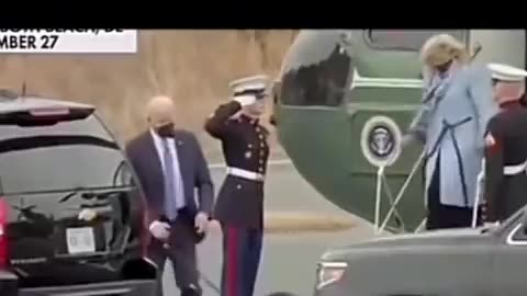 Biden kicks his dog in the head