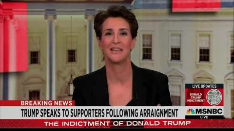 Rachel Maddow Vows Not to Cover Live Trump Event After Court Appearance